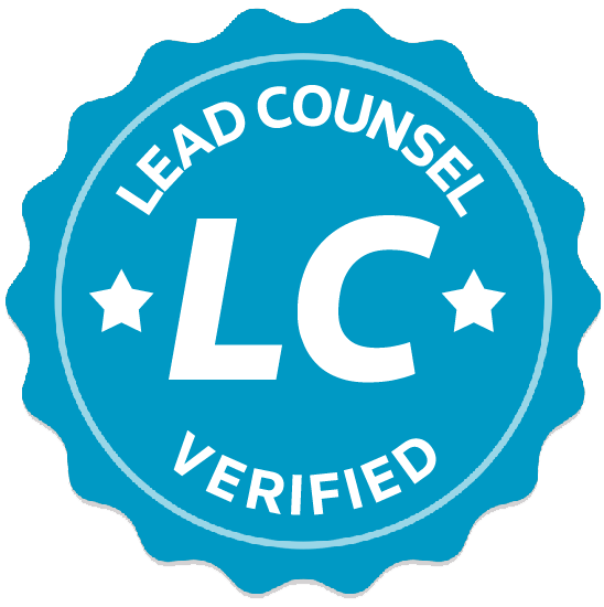 This Firm is Lead Counsel Verified. Click here for more information.