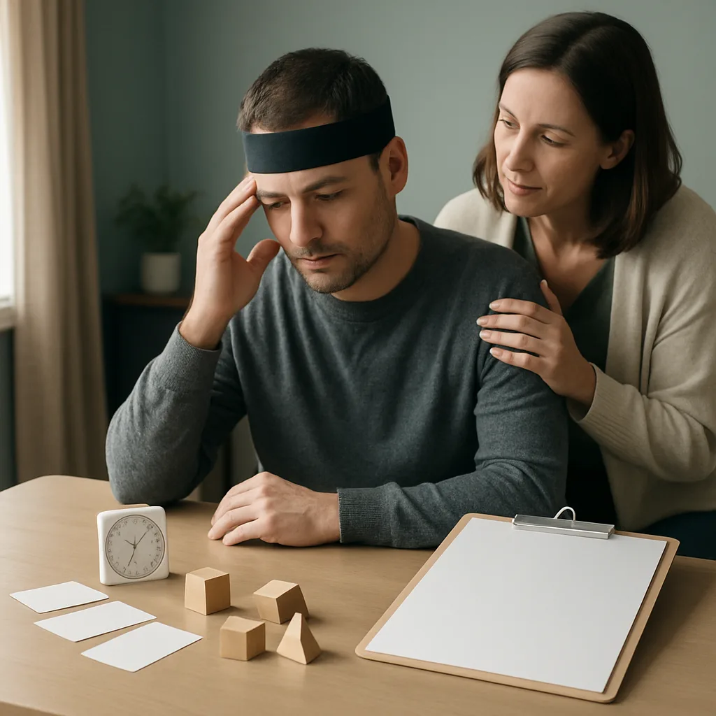 Family observations and cognitive testing evidence for an SSDI brain injury claim