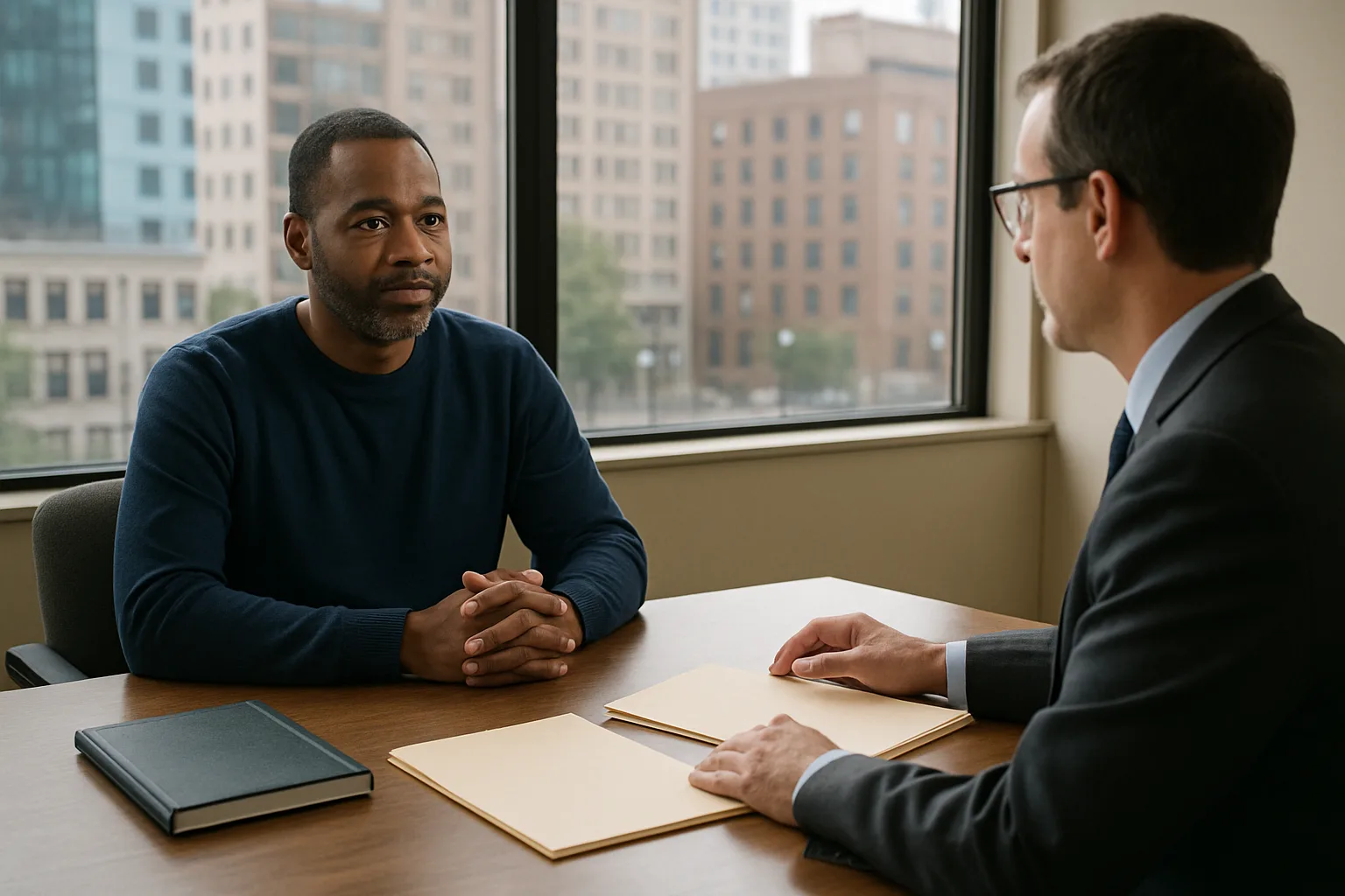 Philadelphia personal injury deposition preparation meeting in a professional setting