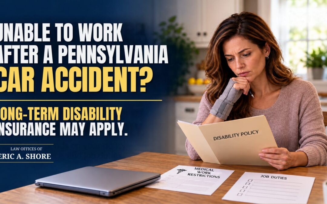 Can I Get Long Term Disability After a Pennsylvania Car Accident?