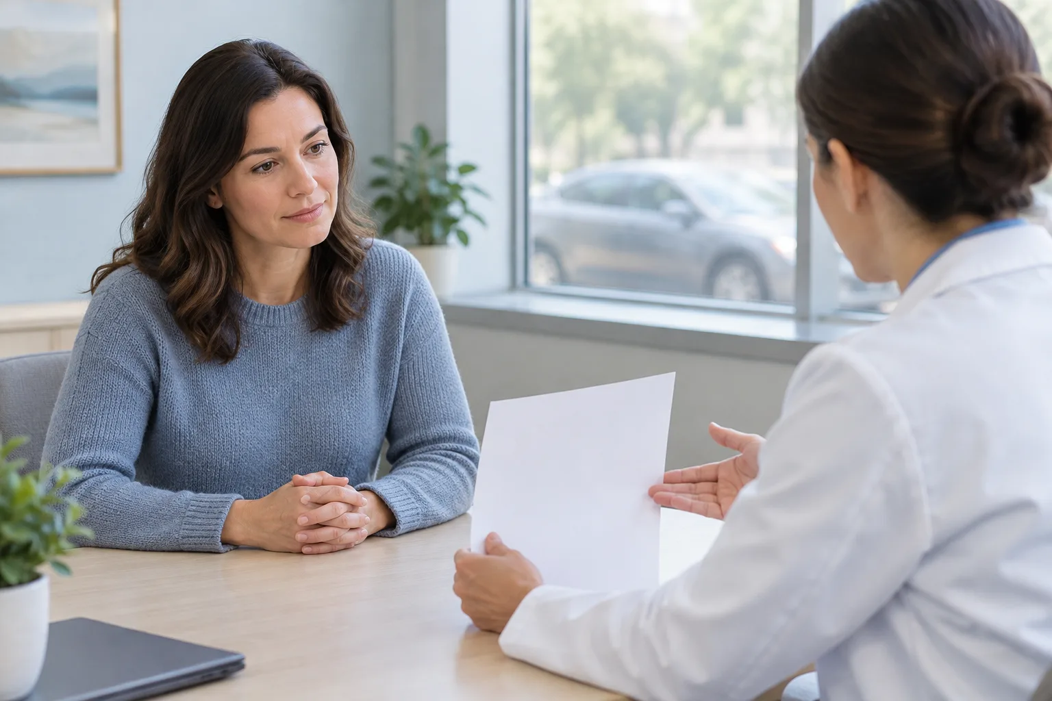 New Jersey PIP medical necessity dispute discussed in a calm clinic consultation New Jersey PIP medical necessity dispute discussed in a calm clinic consultation